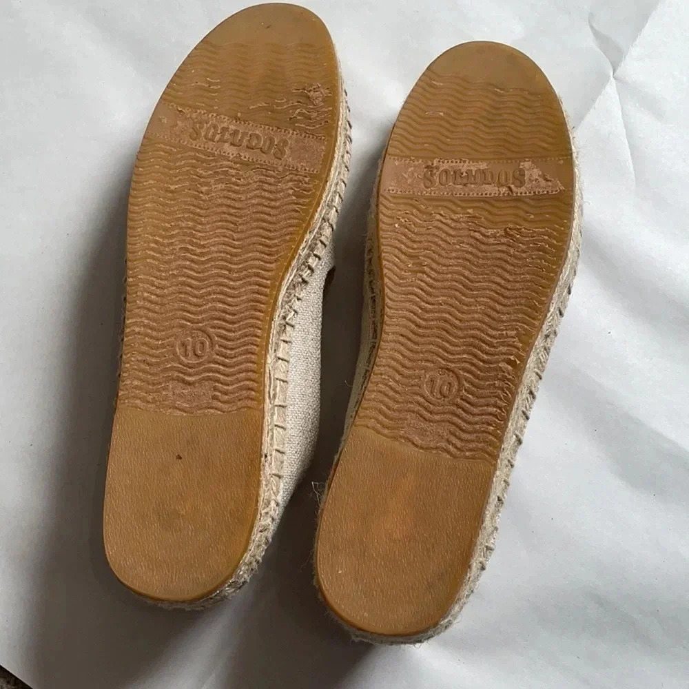 Soludos rainbow pride flag espadrille loafer flats